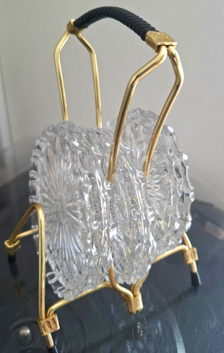 Glas untersetzer - 6x, glas-(kristall?)untersetzer