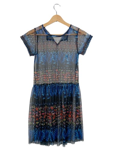 Desigual mädchen mesh kleid - mesh,