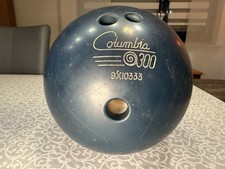 Vintage Columbia 300 Bowling Kugel /USA /ca. 4,5Kg / Smaragdgrün