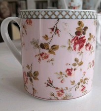 Hutschenreuther Laura Ashley Luisa  Kaffeetasse Tasse Porzellan Rosen rosa weiß