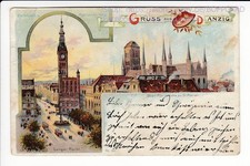 LITHO GRUSS AUS DANZIG 