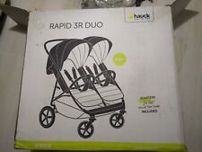 Hauck Zwillingskinderwagen Rapid Duo + 2 Softtragetaschen für Neugeborene