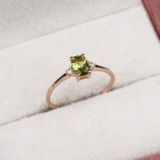 14k Rose Vergoldet Grün