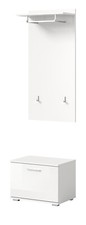 Garderobe Set 2-teilig weiß