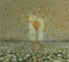 Peter-T Schulz (1944) h-sign+num Offset-Grafik:  DU BIST DA  (Georgine & Georch)