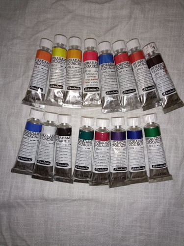 Schmincke gouache 15 - gouache,