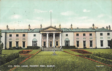 Dublin Irland ~ Vice Regal Lodge-Phoenix Park ~ 1908 Postkarte