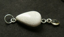 OZEAN JASPIS  Edelstein ANHÄNGER   Silber pl.    EINZIGARTIG / NEU!