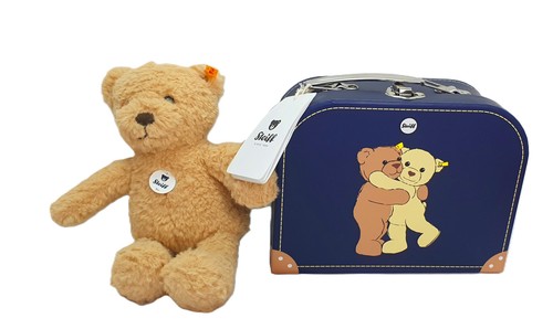 Steiff ben teddybär - teddybär, koffer