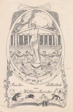 Exlibris Bookplate Klischee
