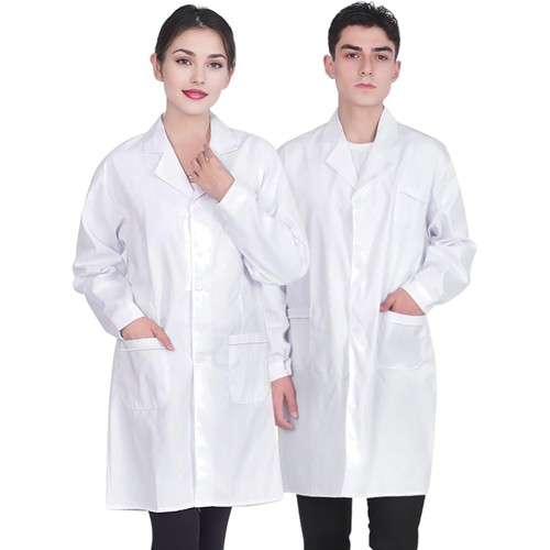 Weißer laborkittel unisex - weißer,