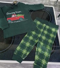 Grün/buntes "Weihnachts Disney" Set - Gr.68 - neu mit Etikett 