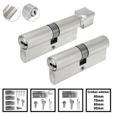 Zylinderschloss Schließzylinder Profil Knauf Tür Zylinder  Gleichschließend Neu