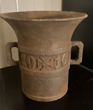 Orden Eisernes Kreuz Mörser Eisenguss 20x20cm rostig Buntmetall Spende 1914 Deko