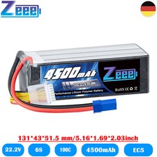 Zeee 6S Lipo Akku 22.2V 100C