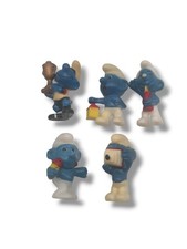 ⚡ Erkennst Du Deinen Schlumpf 1983 Figuren 4 Stück Variante üei Fußballschlumpf⚡