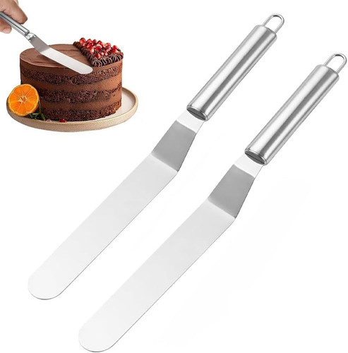 Edelstahl tortenspachtel set - set, 2