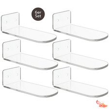 Schuhhalterung wand acryl 6er - wand,
