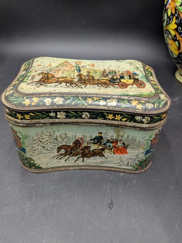 Tolle blechdose litho huntley - blechdose,