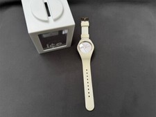 Ice-Watch - ICE glam White Rose-Gold - Weiße Damen Uhr mit Silikonarmband