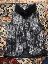 hindahl und skudelny, Weste, Größe S-M, schwarz grau, wolle