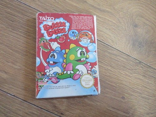 Nintendo nes bubble bobble ovp - nintendo,