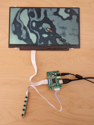 Lcd bildschirm fullhd - 14",