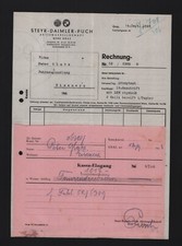 GRAZ, Rechnung 1948, Steyr-Daimler-Puch AG Fahrräder