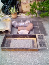 Kachelofen mit Zubehör und heizeinsatz, VB!