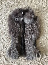 Pelzweste,NEU,Gr:34-36,schwarzer Fuchs Mit Nappaleder.NP:550€,Luxury Collection 