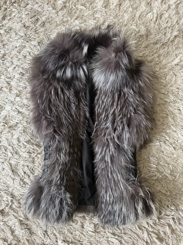 Pelzweste,NEU,Gr:34-36,schwarz