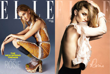 ELLE UK Magazine | Rosie Huntington Whiteley Jul 11 & Feb 15 | Subscriber Covers