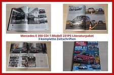Mercedes E 350 CDI T-Modell 231PS Literaturpaket - 3 komplette Zeitschriften