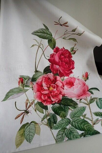 Geschirrtuch rosen ambiente - geschirrtuch,