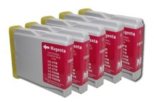 5 Druckerpatronen magenta