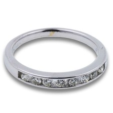 Memory Brillant Ring 585 Gold 14 Kt Weißgold Damen Wert 1100,-