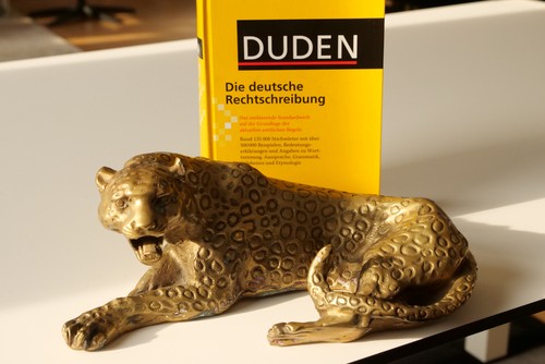 Großer messing panther - 2, kg