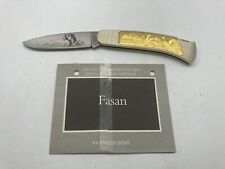 17931/ Franklin Mint 1989 Jagdmesser Fasan Jagd- und Fischmesser