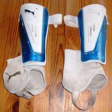gebrauchte Puma Powercat Schienbeinschoner mit Knöchelschutz PWR-C 3.12, Gr.S-M