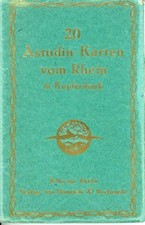 Set von 20 AK zusammenhängend Astudin Karten vom Rhein in Kupferduck  - 36812