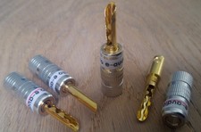 4x E-AUDIO HIGH-END BANANAS