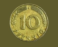 10 PFENNIG 1949 Prägung J