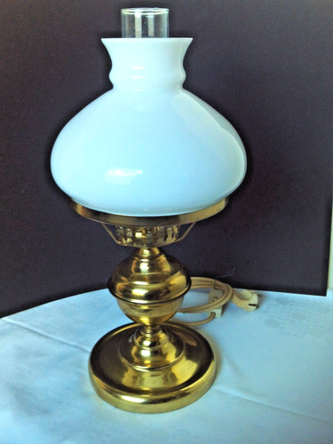 Messing tischlampe vintage - messing,