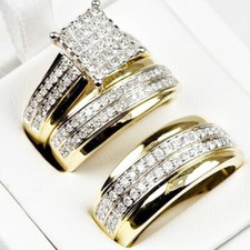 1,5 CT Runde Moissanit 14K