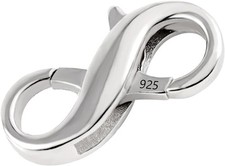 1pcs Kettenverschluss Silber 925,S925 Halskette Verschluss,Schmuck Karabiner,Arm