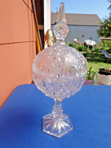 Bleikristall pokal mit deckel - bleikristall-pokal,