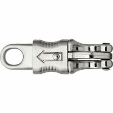 Panikhaken 100mm Karabinerhaken Panikverschluß Karabiner Haken 699345 vernickelt