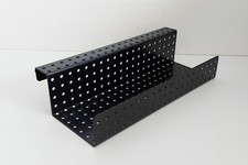 Assmann Kabelkanal Kabelwanne Schreibtisch schwarz Rundloch 1,5mm dick