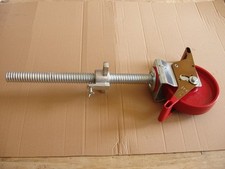 1 x Gerüstrolle, Spindelrolle, Rollfuß, 1000kg Tragkraft nach EN 1004 neu +