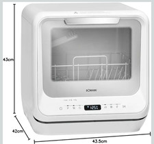 Bomann TSG 7402 Geschirrspüler/Tischgeschirrspüler, mit und ohne Wasseranschluss